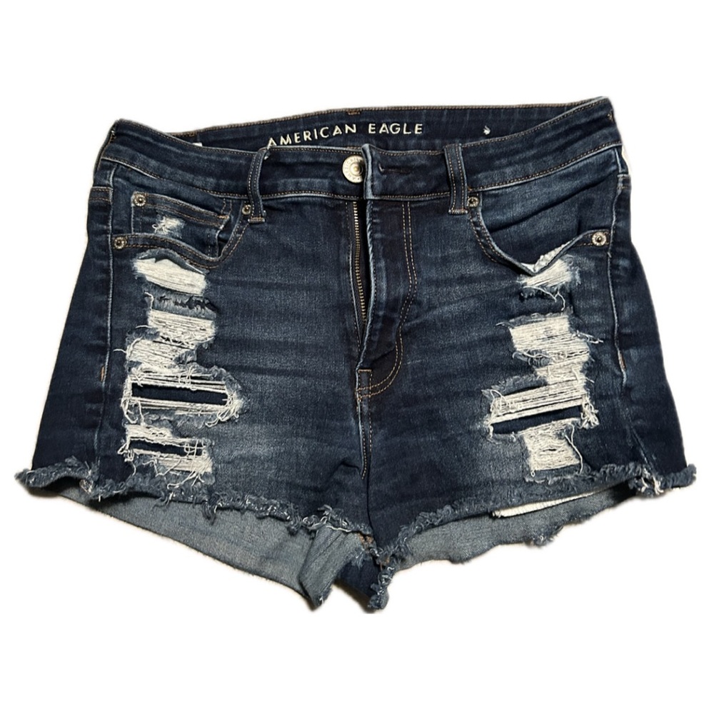 American Eagle Next Level Stretch Jean Shorts (size:6)